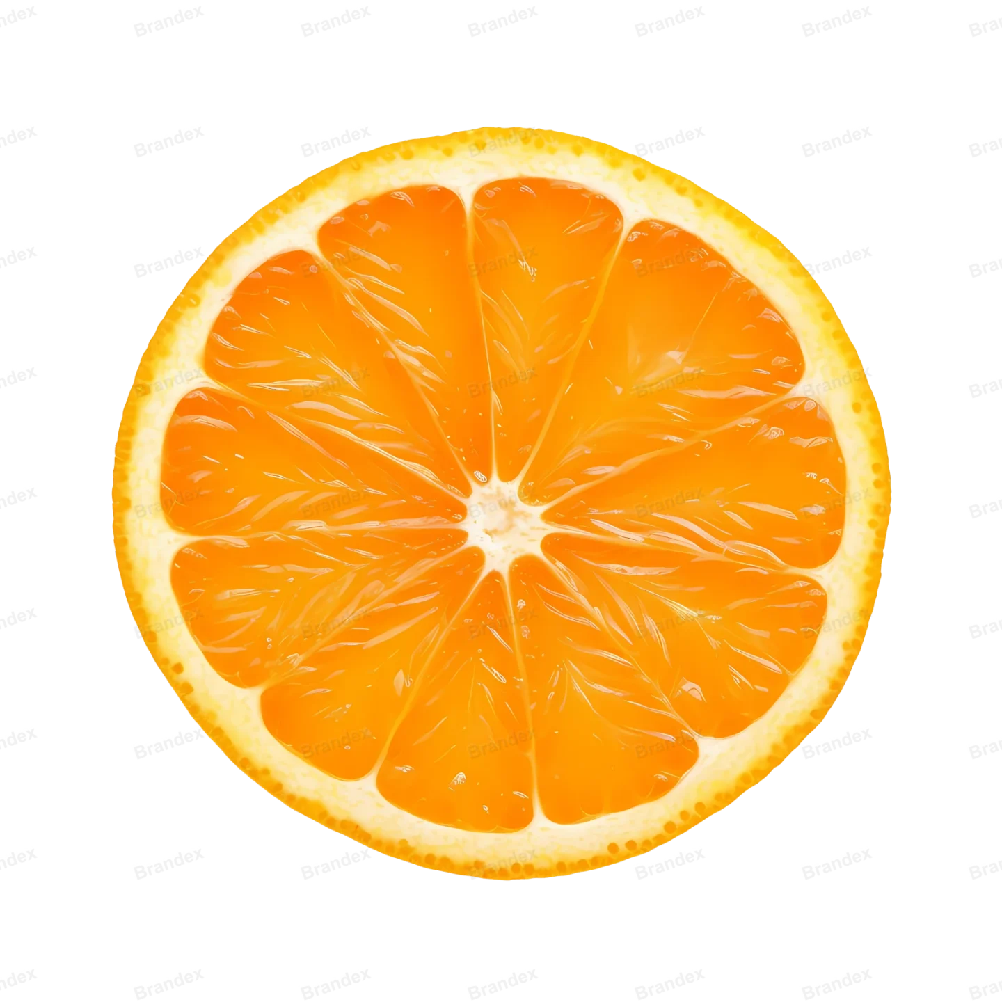 Fresh Orange Fruit Slice - Isolated PSD (11)