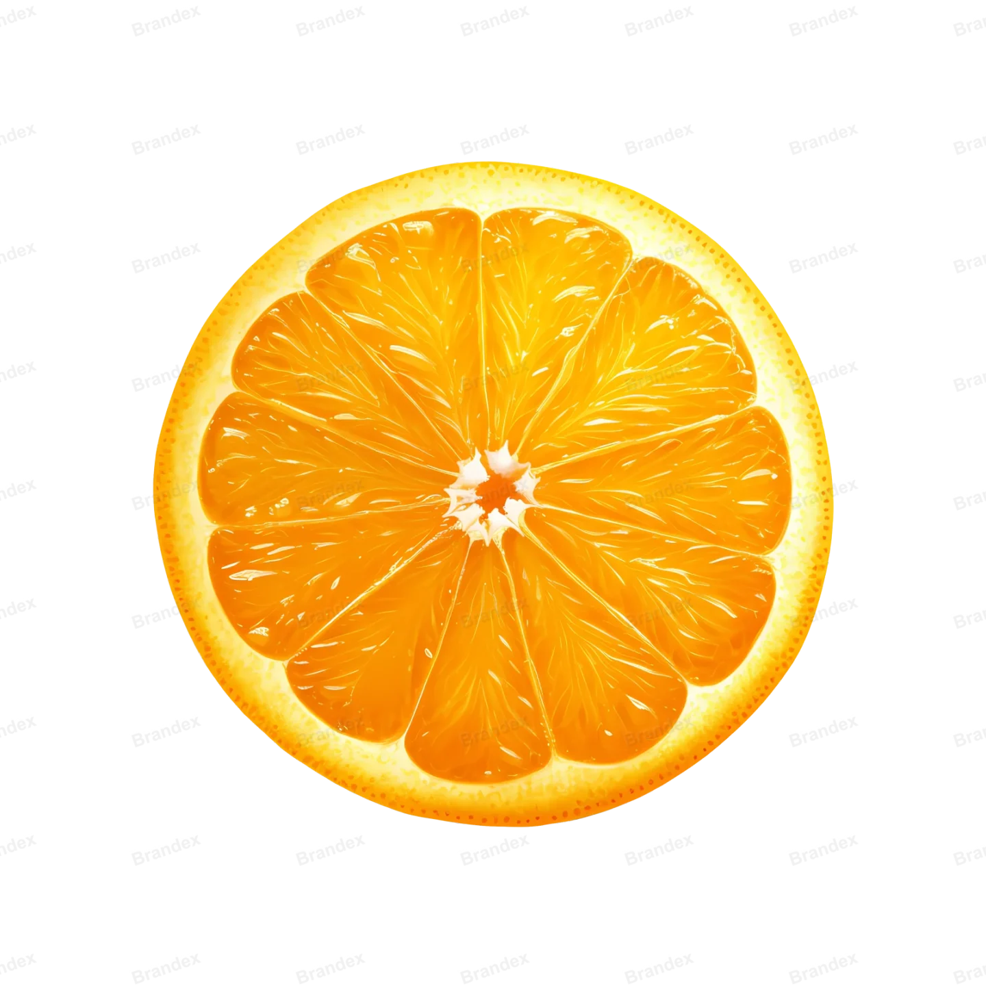 Fresh Orange Fruit - Isolated PSD on Transparent Background (32)