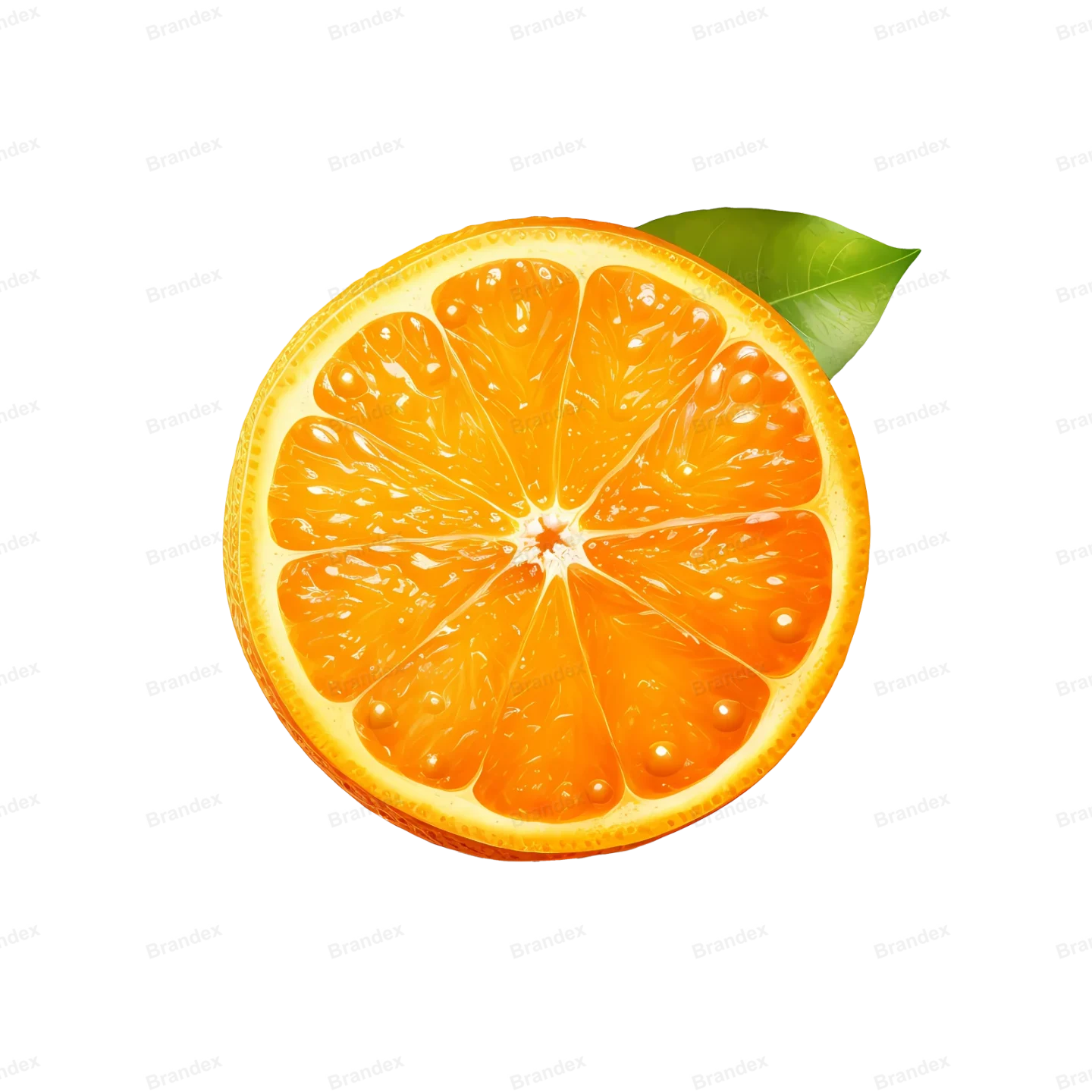 Fresh Orange Fruit - Isolated PSD on Transparent Background (31)