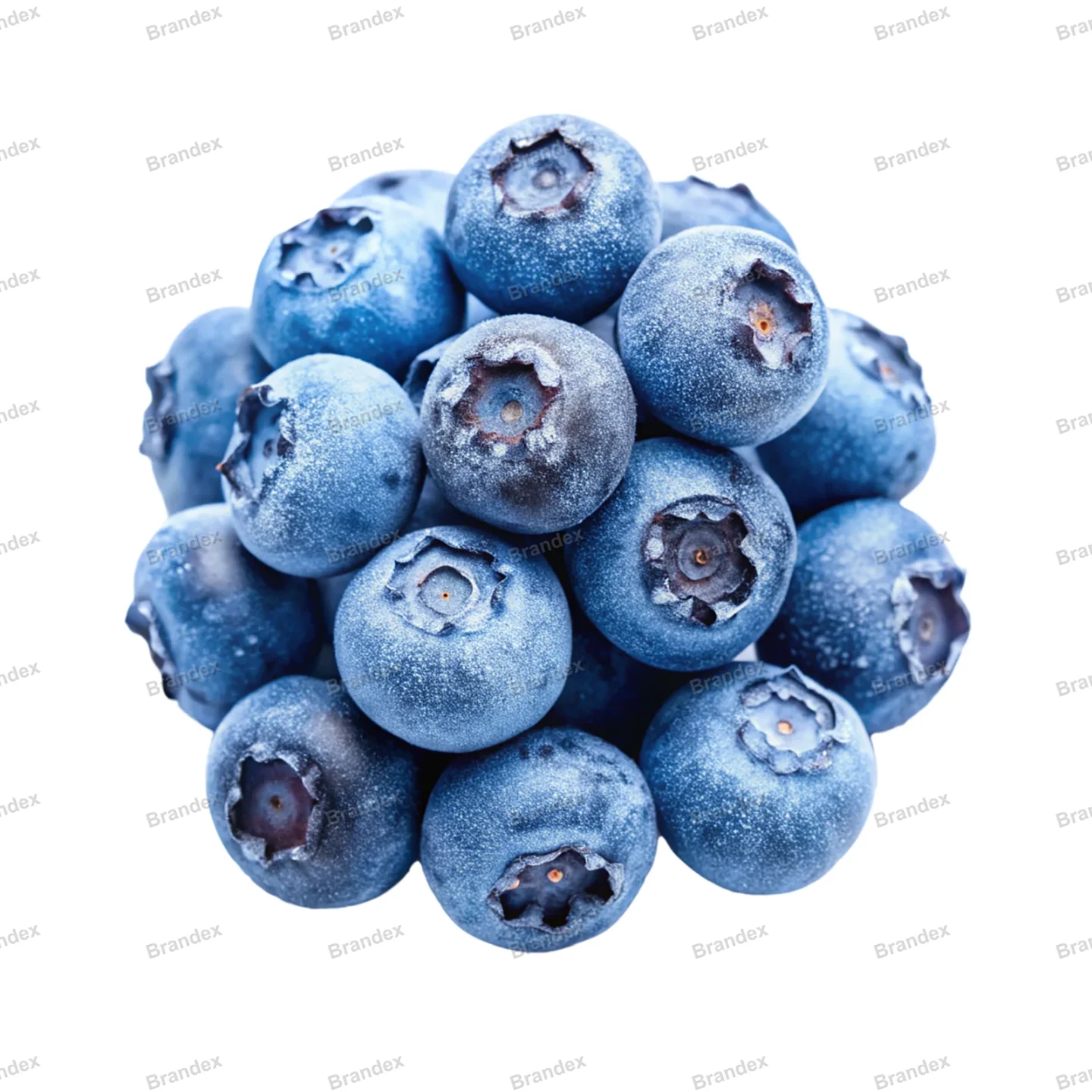 Fresh Blueberries - Isolated PSD on Transparent Background