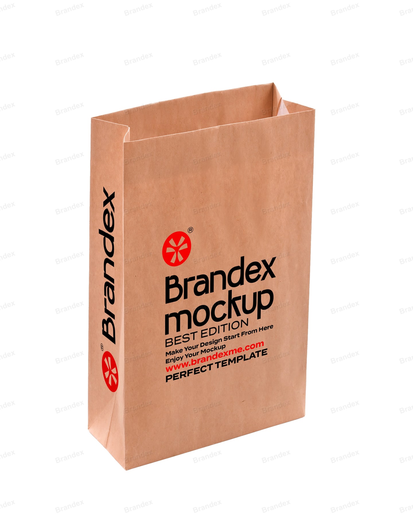 Brown Paper Bag Packaging Mockup Eco-Friendly Branding Design