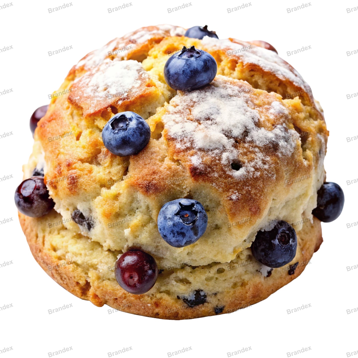 Delicious Blueberry Scone Design Template