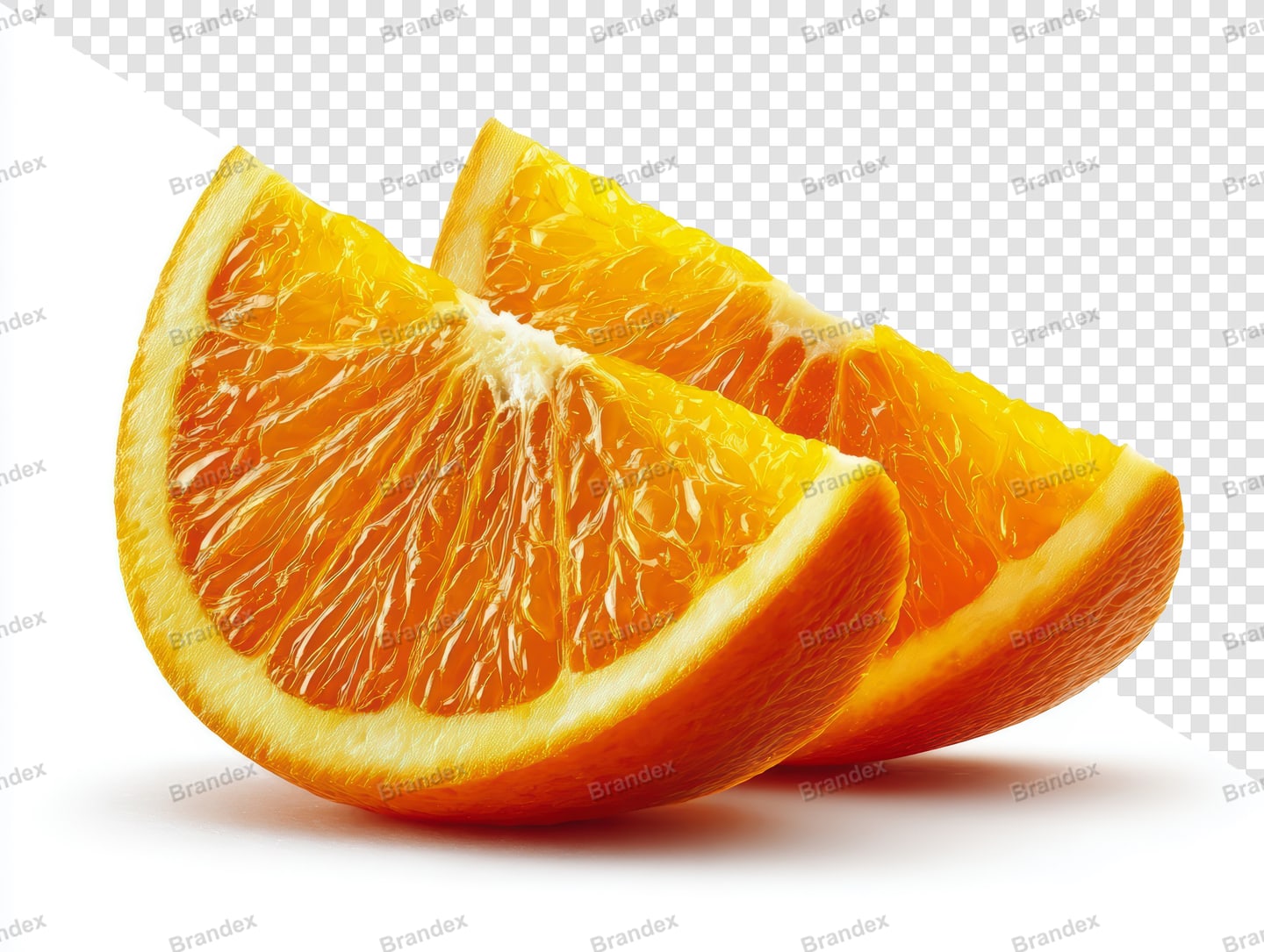 Realistic Orange Slices
