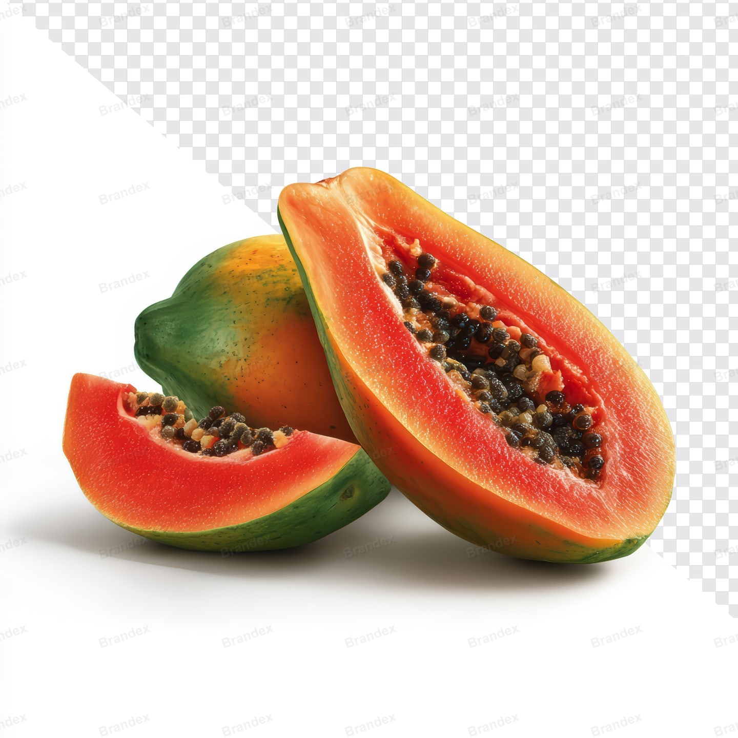 Realistic Papaya Fruit