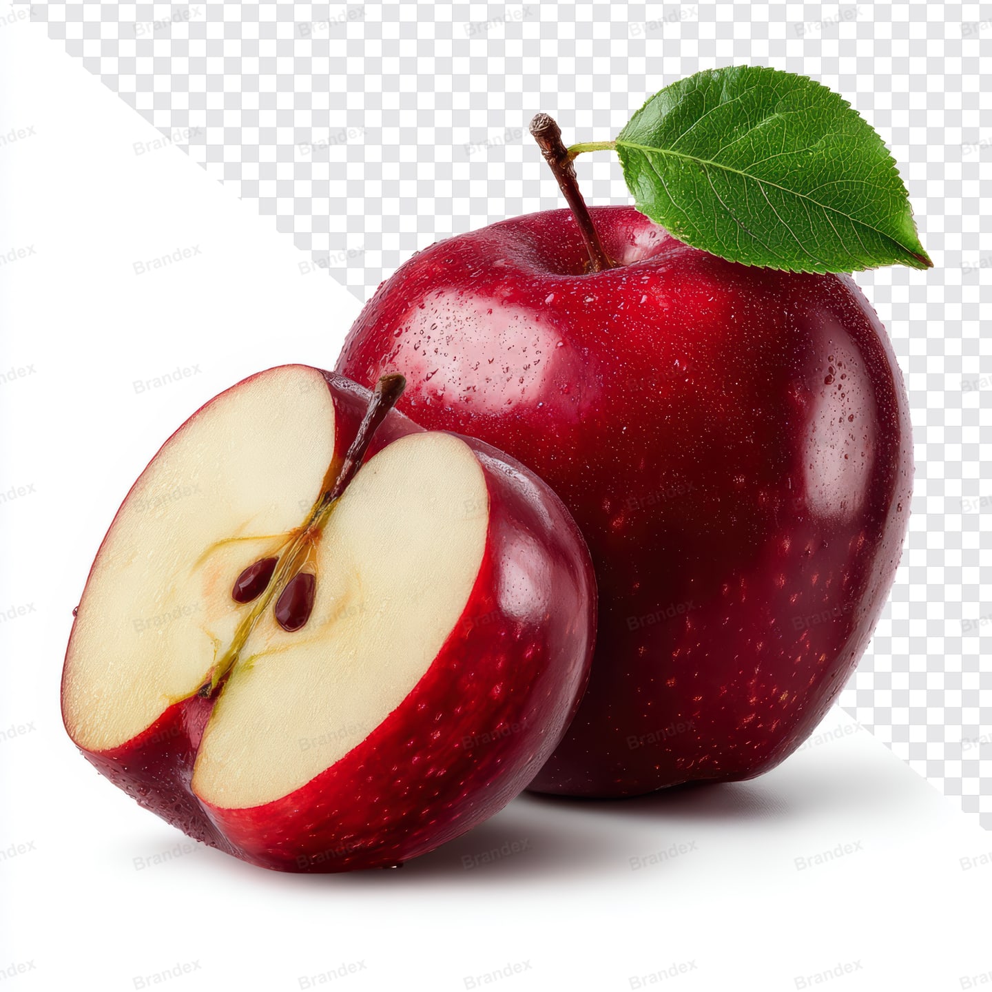 Realistic Red Apple