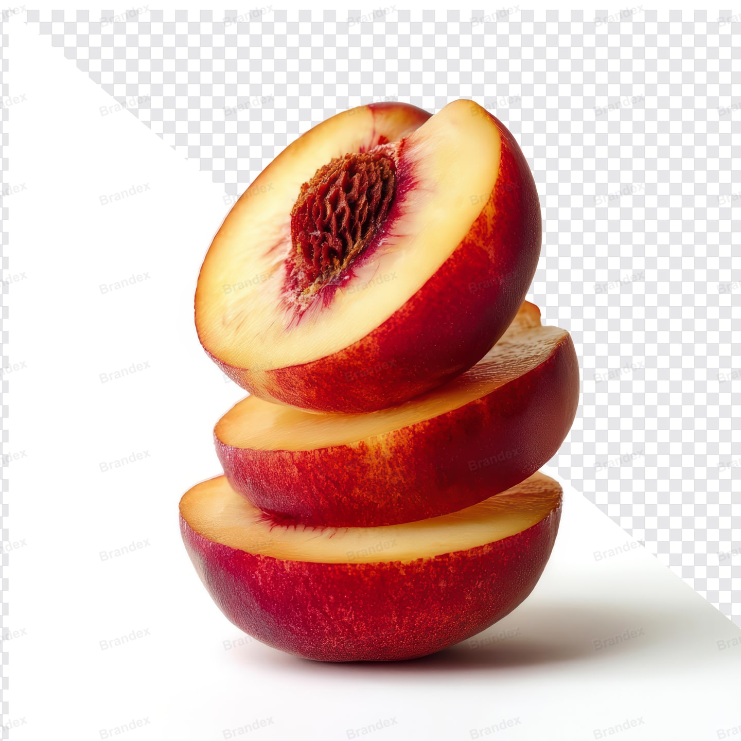 Floating Peach Slices